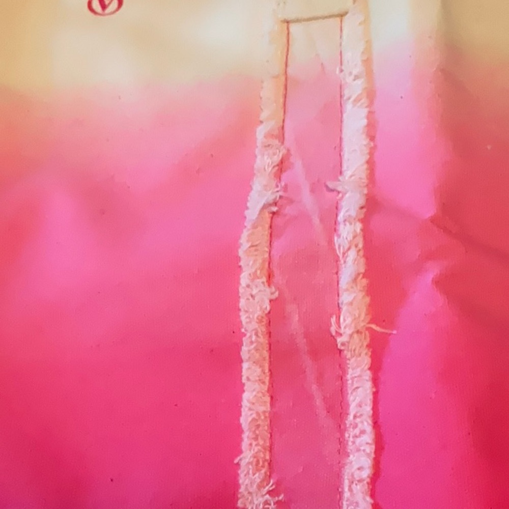 NWT Victoria’s Secret Pink and Cream Tote Bag - Picture 8 of 9